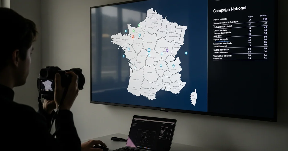 Illustration SEO : agence seo locale vs nationale